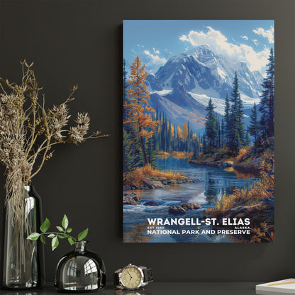 Wrangell-St. Elias National Park Poster | S18