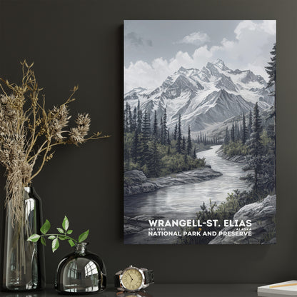 Wrangell-St. Elias National Park Poster | S17