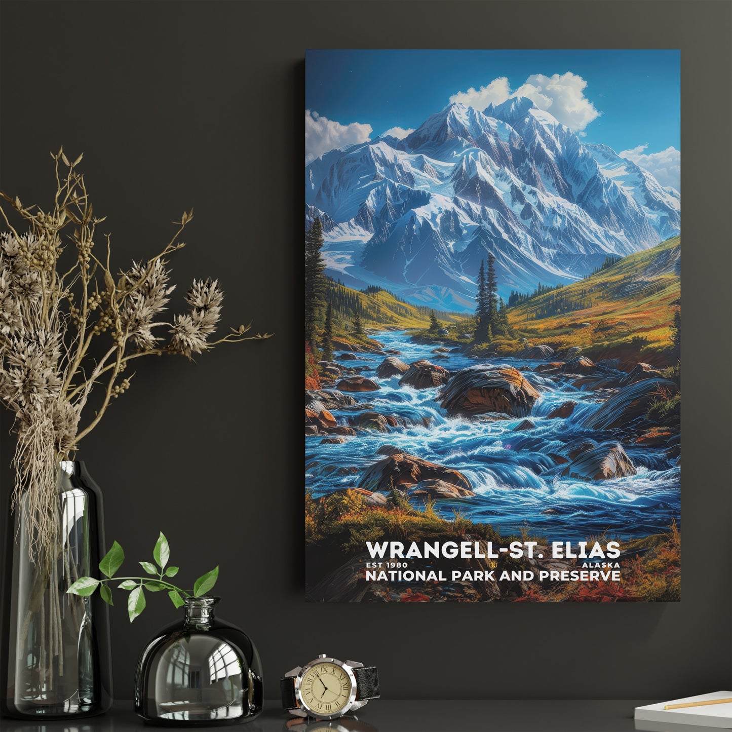 Wrangell-St. Elias National Park Poster | S16