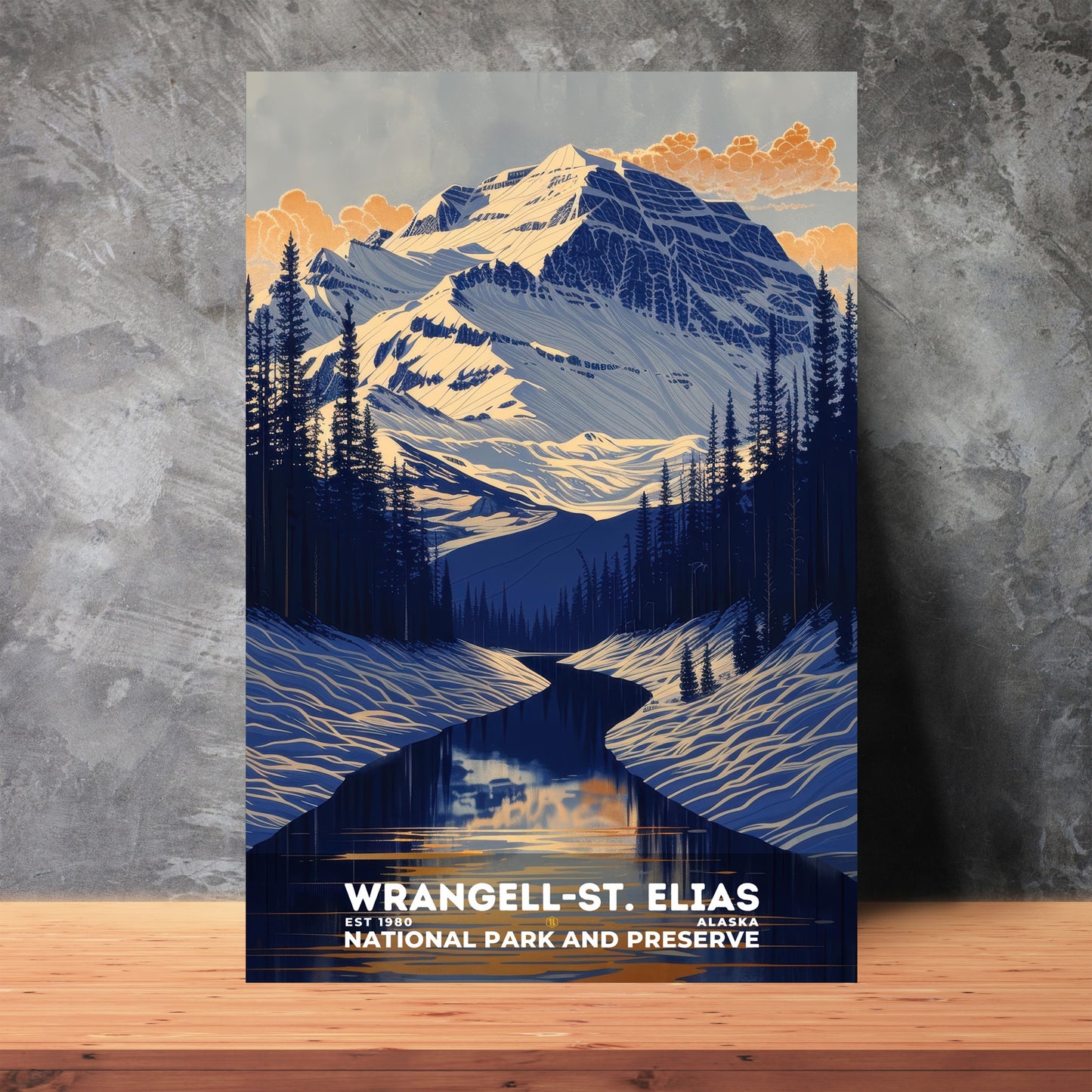 Wrangell-St. Elias National Park Poster | S19