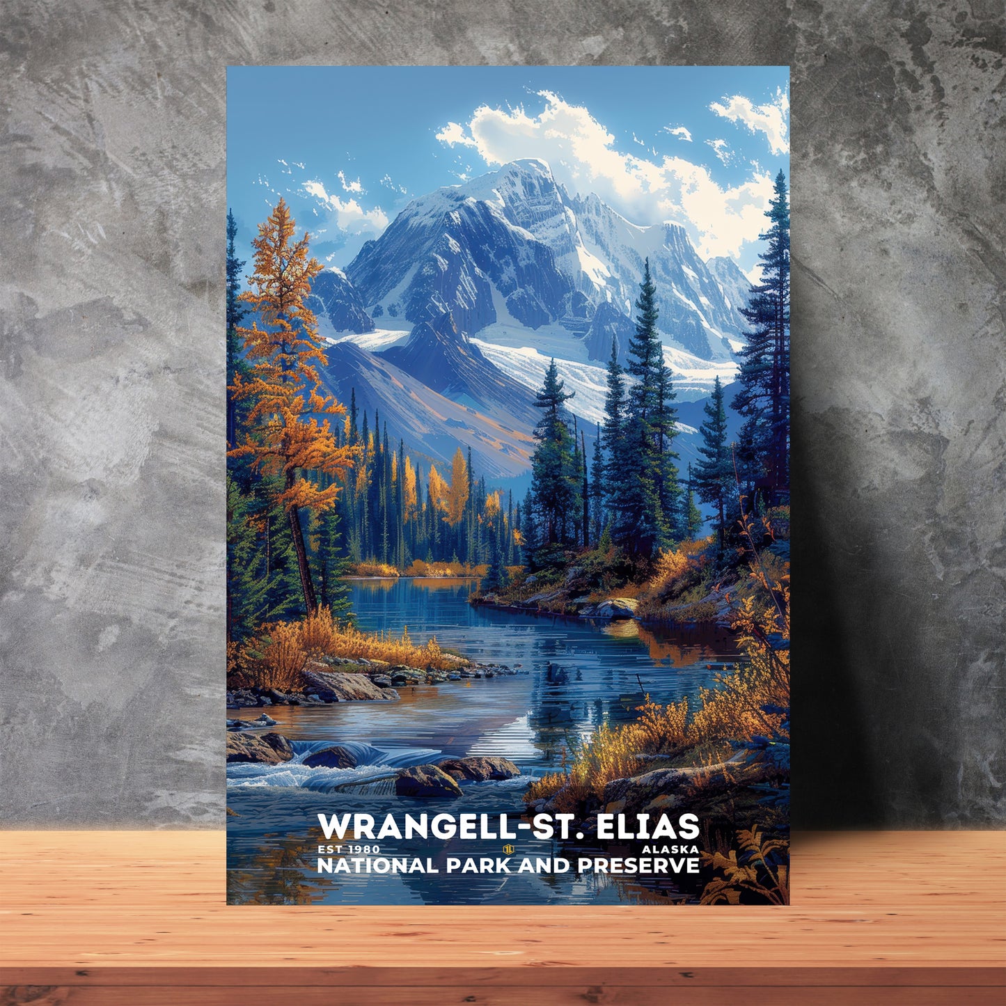 Wrangell-St. Elias National Park Poster | S18