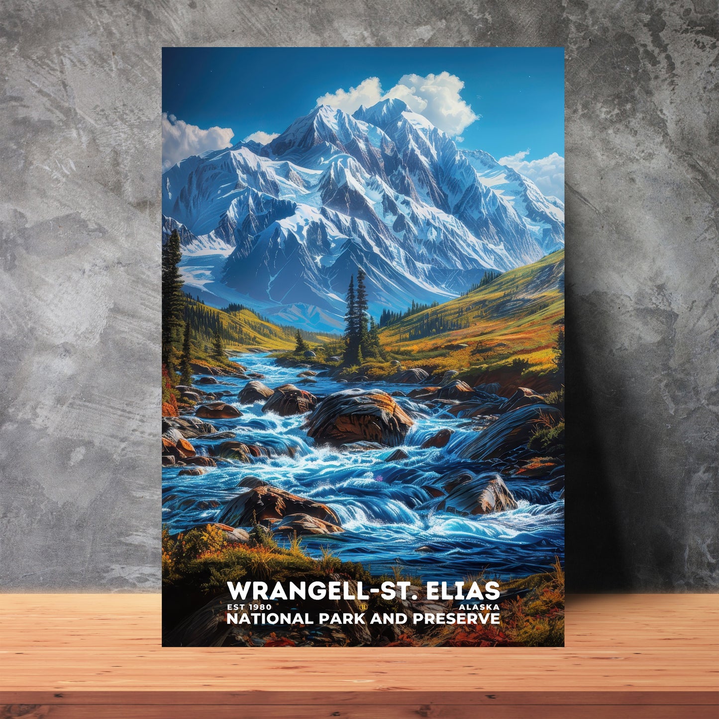 Wrangell-St. Elias National Park Poster | S16