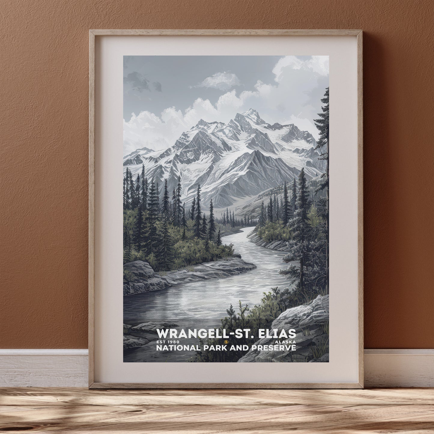 Wrangell-St. Elias National Park Poster | S17