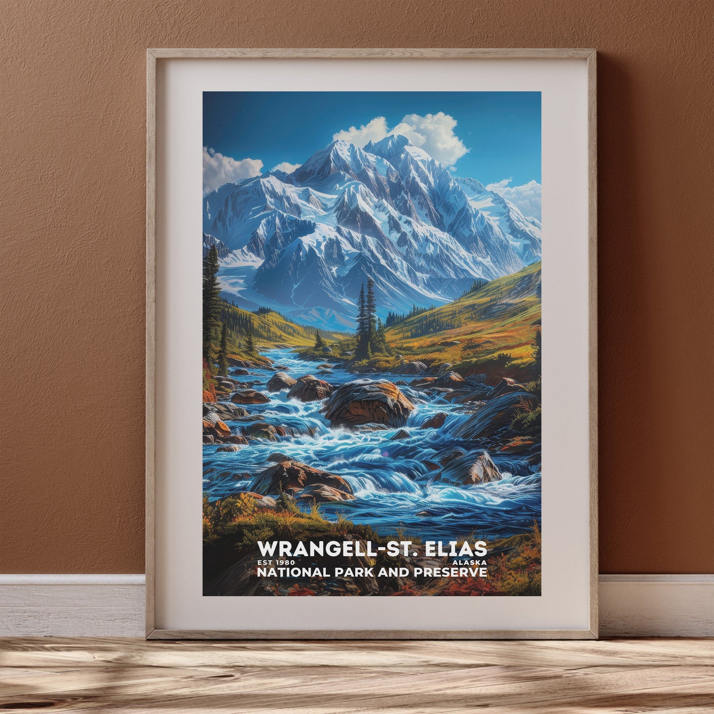 Wrangell-St. Elias National Park Poster | S16