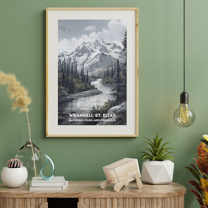 Wrangell-St. Elias National Park Poster | S17