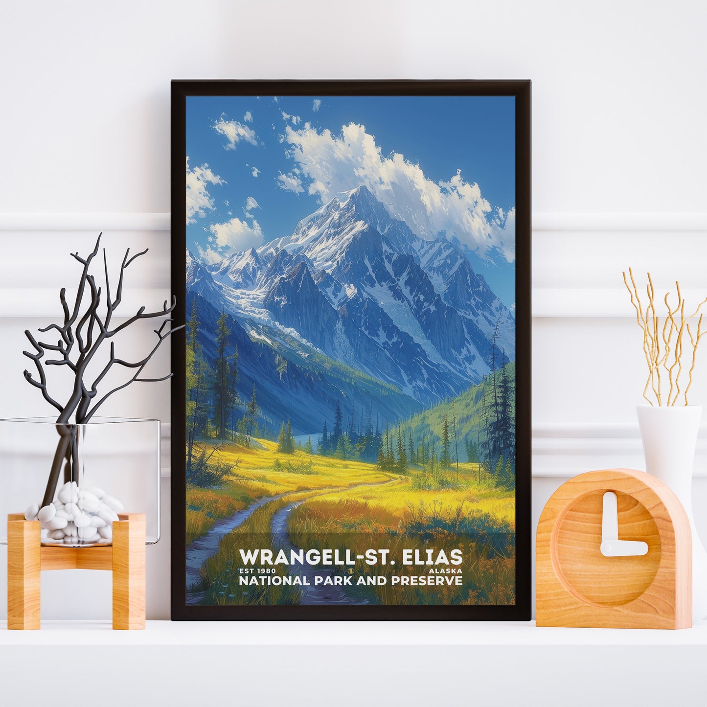 Wrangell-St. Elias National Park Poster | S13