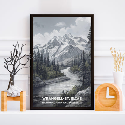 Wrangell-St. Elias National Park Poster | S17