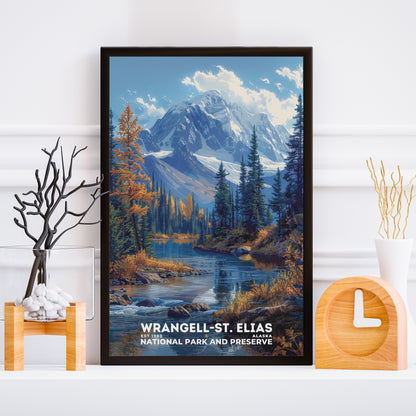 Wrangell-St. Elias National Park Poster | S18