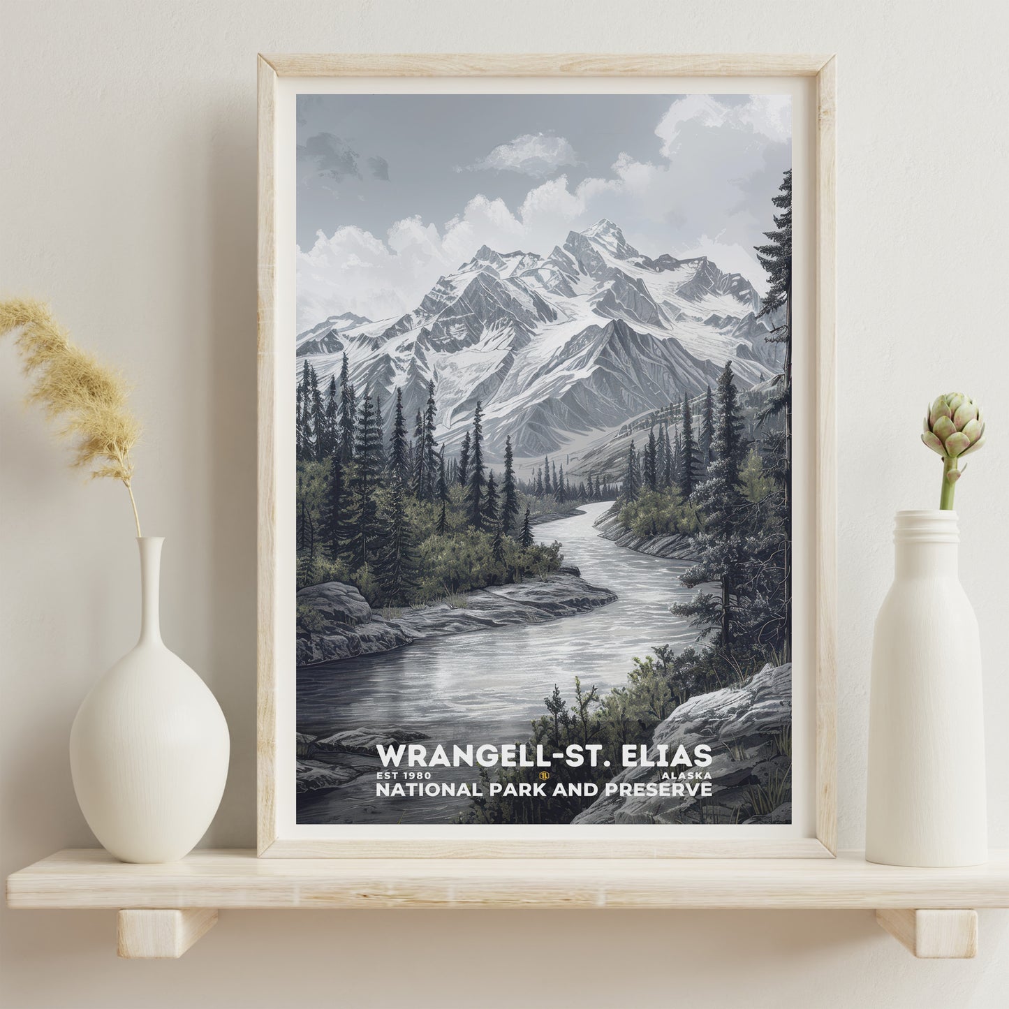 Wrangell-St. Elias National Park Poster | S17