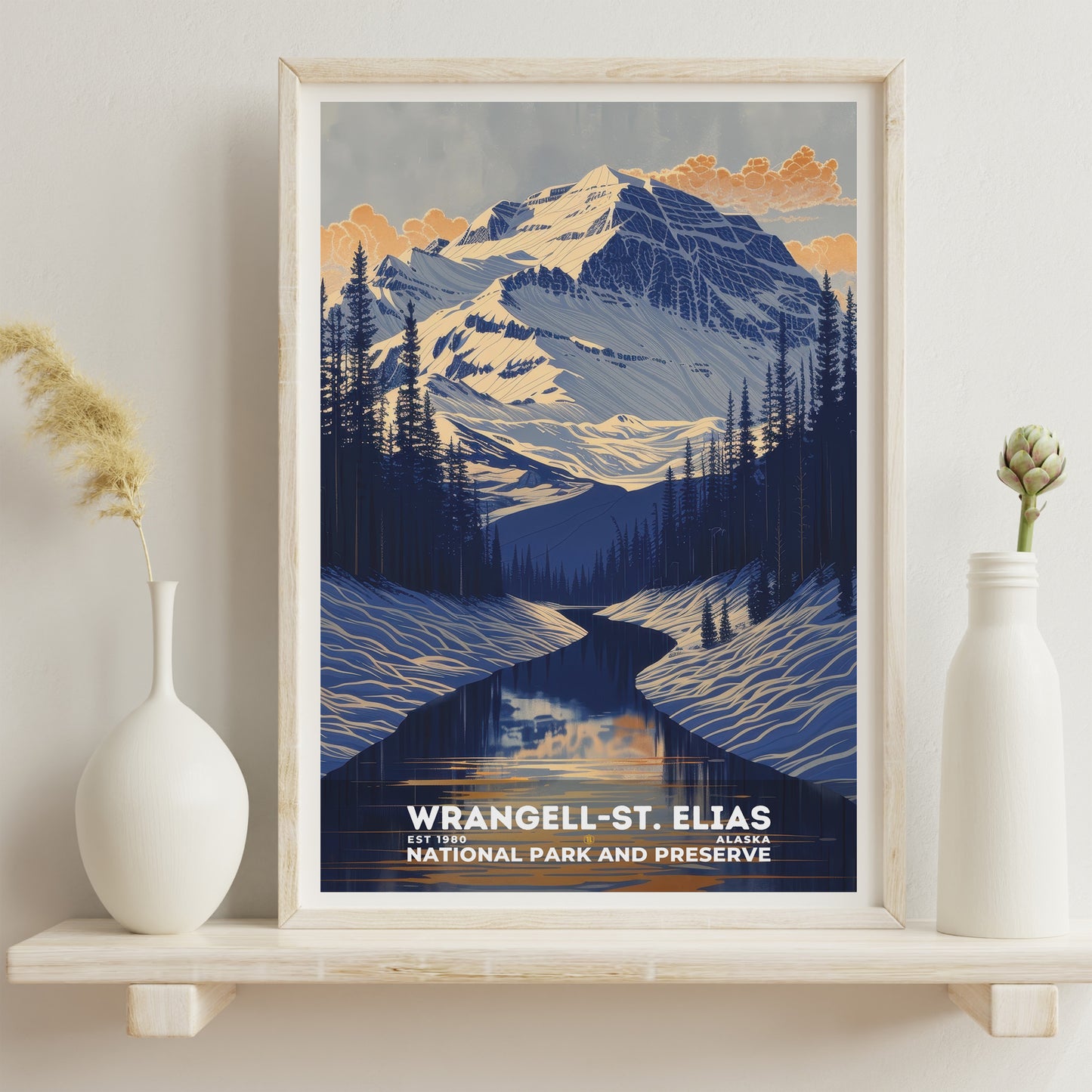 Wrangell-St. Elias National Park Poster | S19