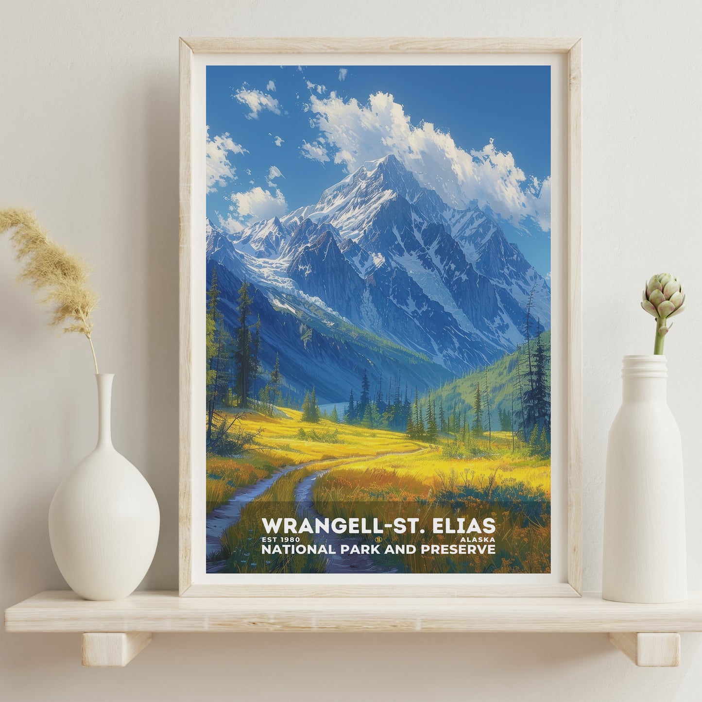 Wrangell-St. Elias National Park Poster | S13