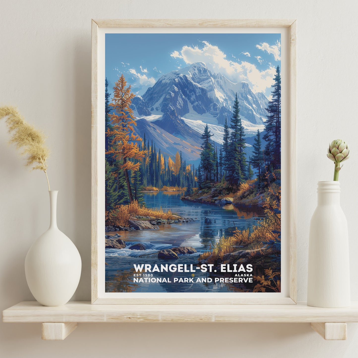 Wrangell-St. Elias National Park Poster | S18