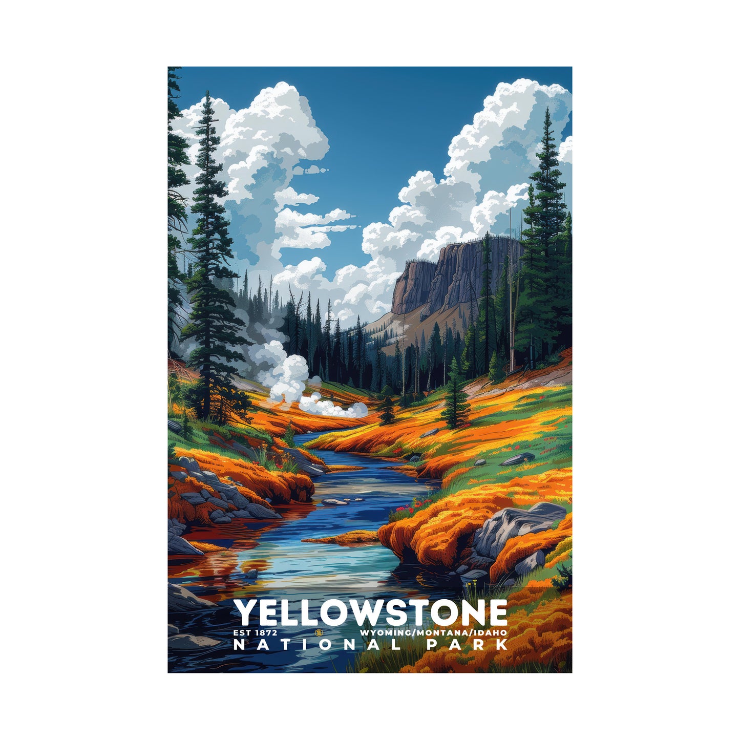 Yellowstone National Park Poster | S11