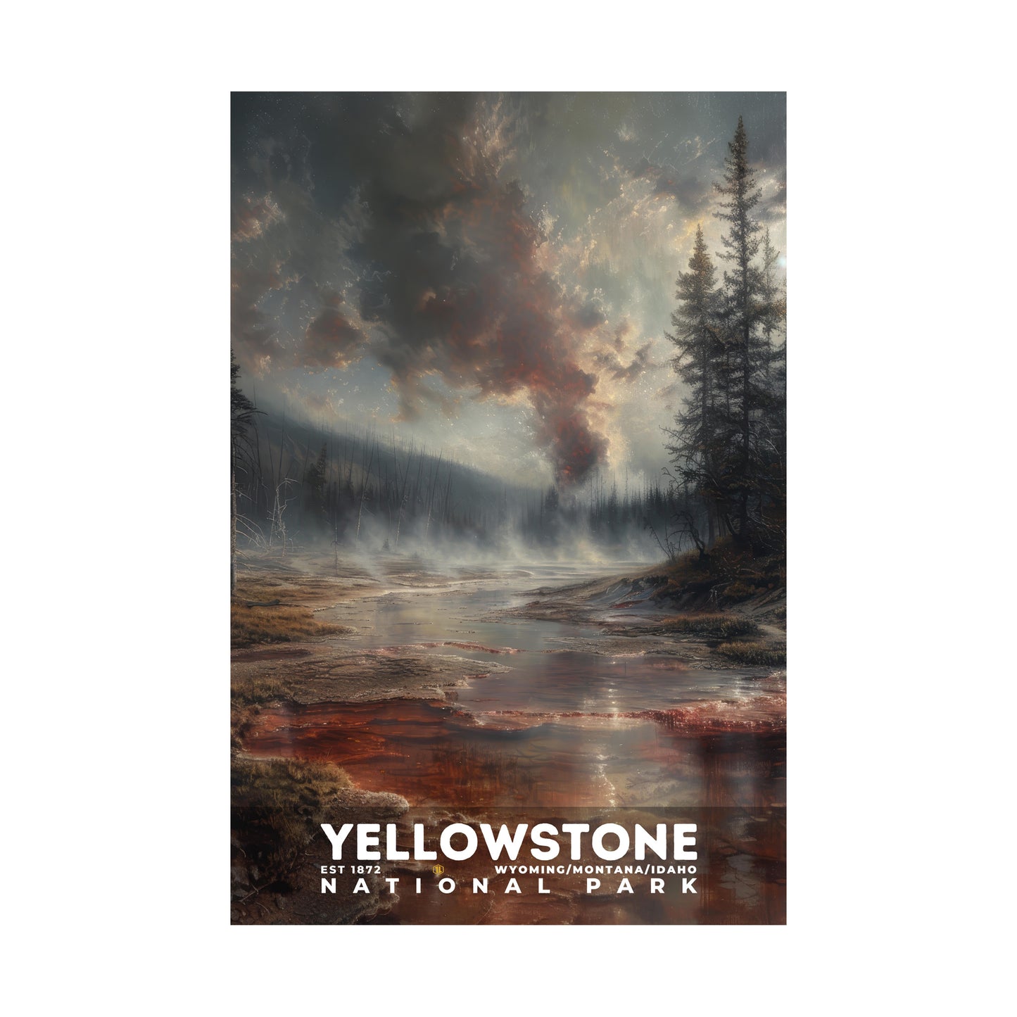 Yellowstone National Park Poster | S12