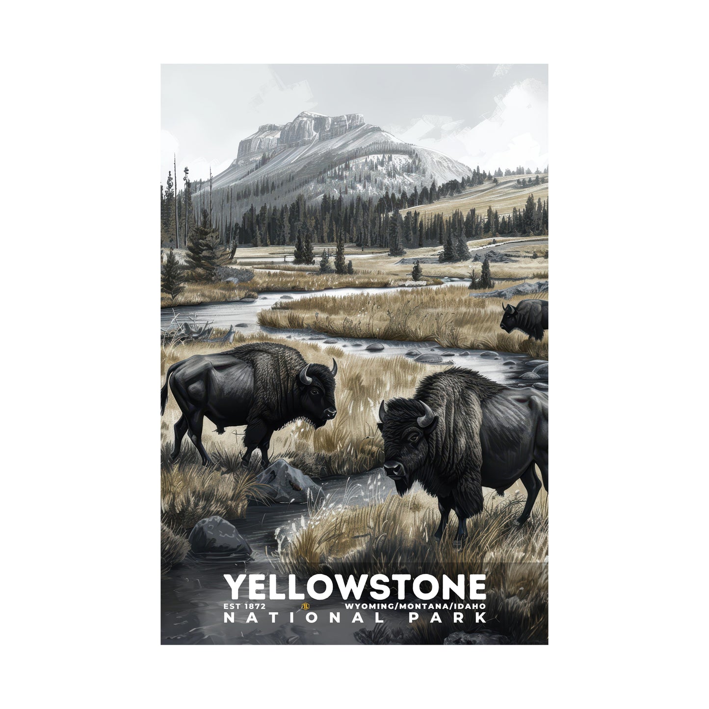 Yellowstone National Park Poster | S17