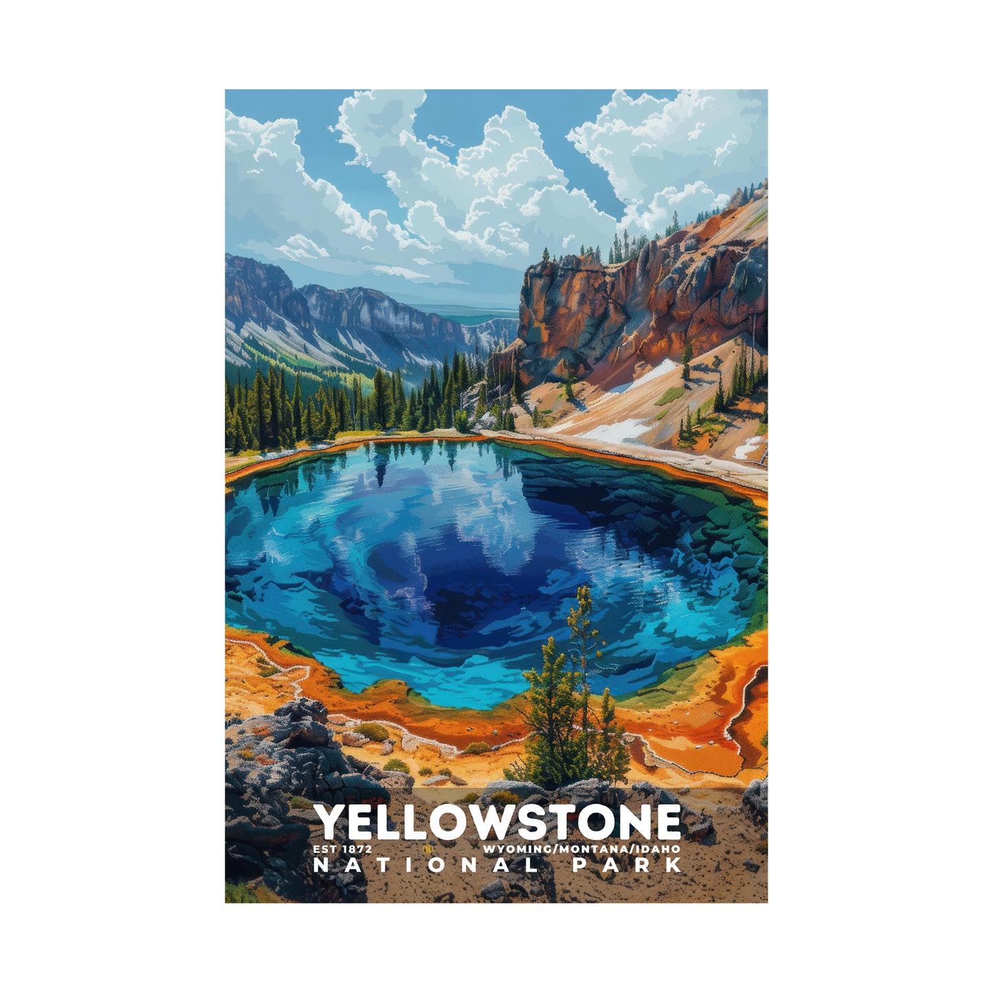 Yellowstone National Park Poster | S18