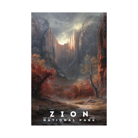 Zion National Park Poster | S12