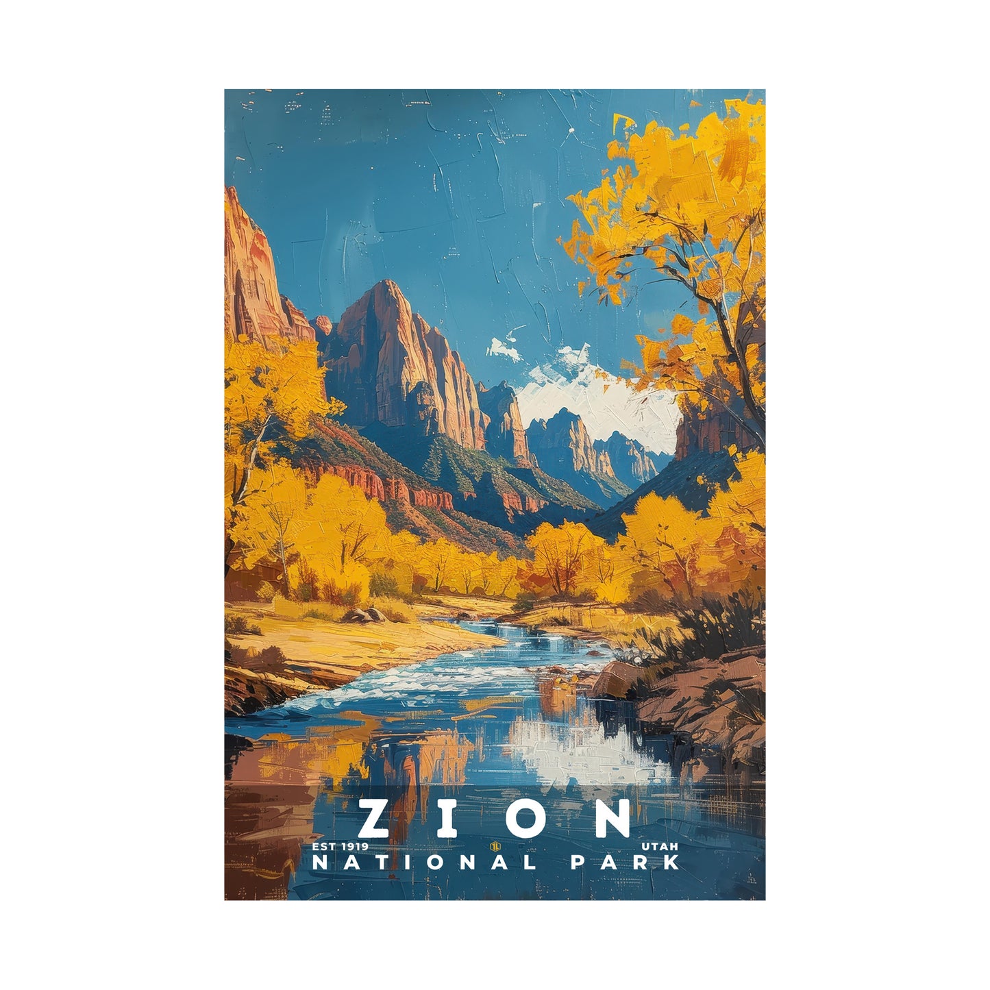 Zion National Park Poster | S14