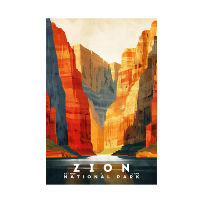 Zion National Park Poster | S20