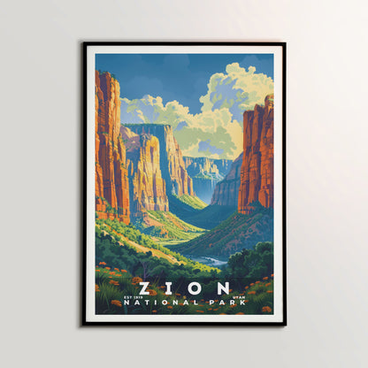 Zion National Park Poster | S11