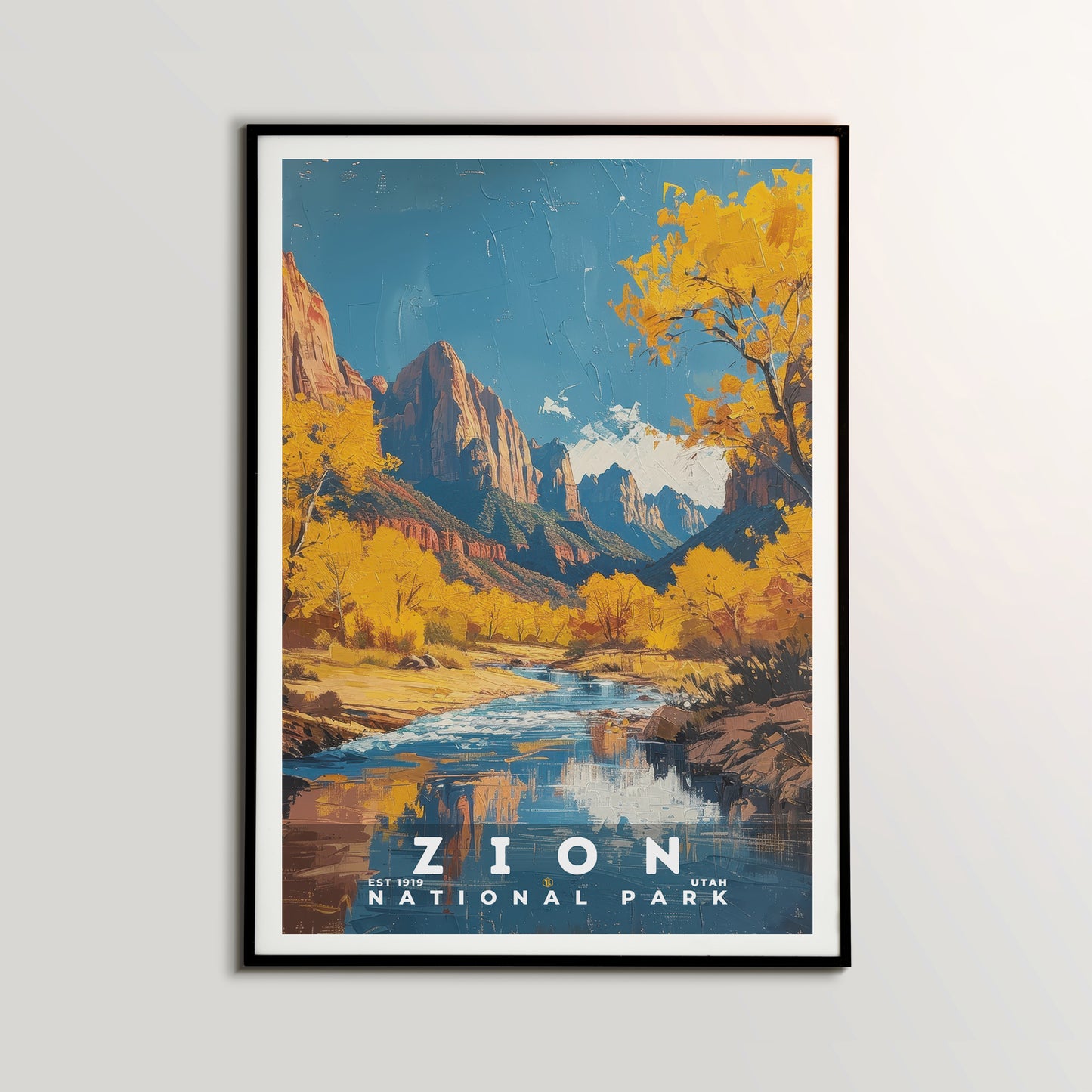 Zion National Park Poster | S14