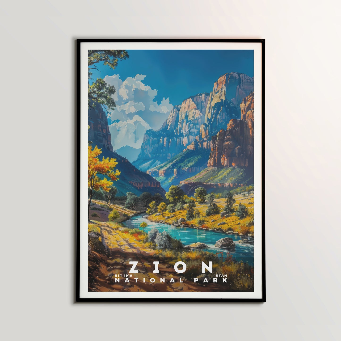 Zion National Park Poster | S16