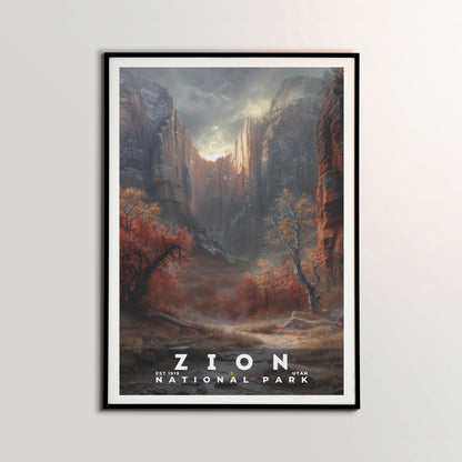 Zion National Park Poster | S12