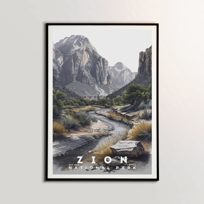 Zion National Park Poster | S17