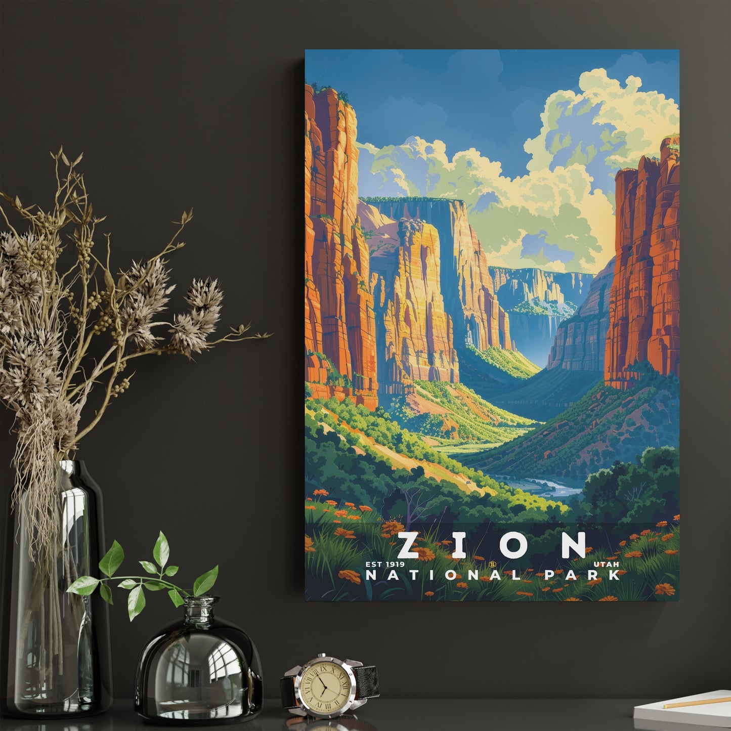 Zion National Park Poster | S11