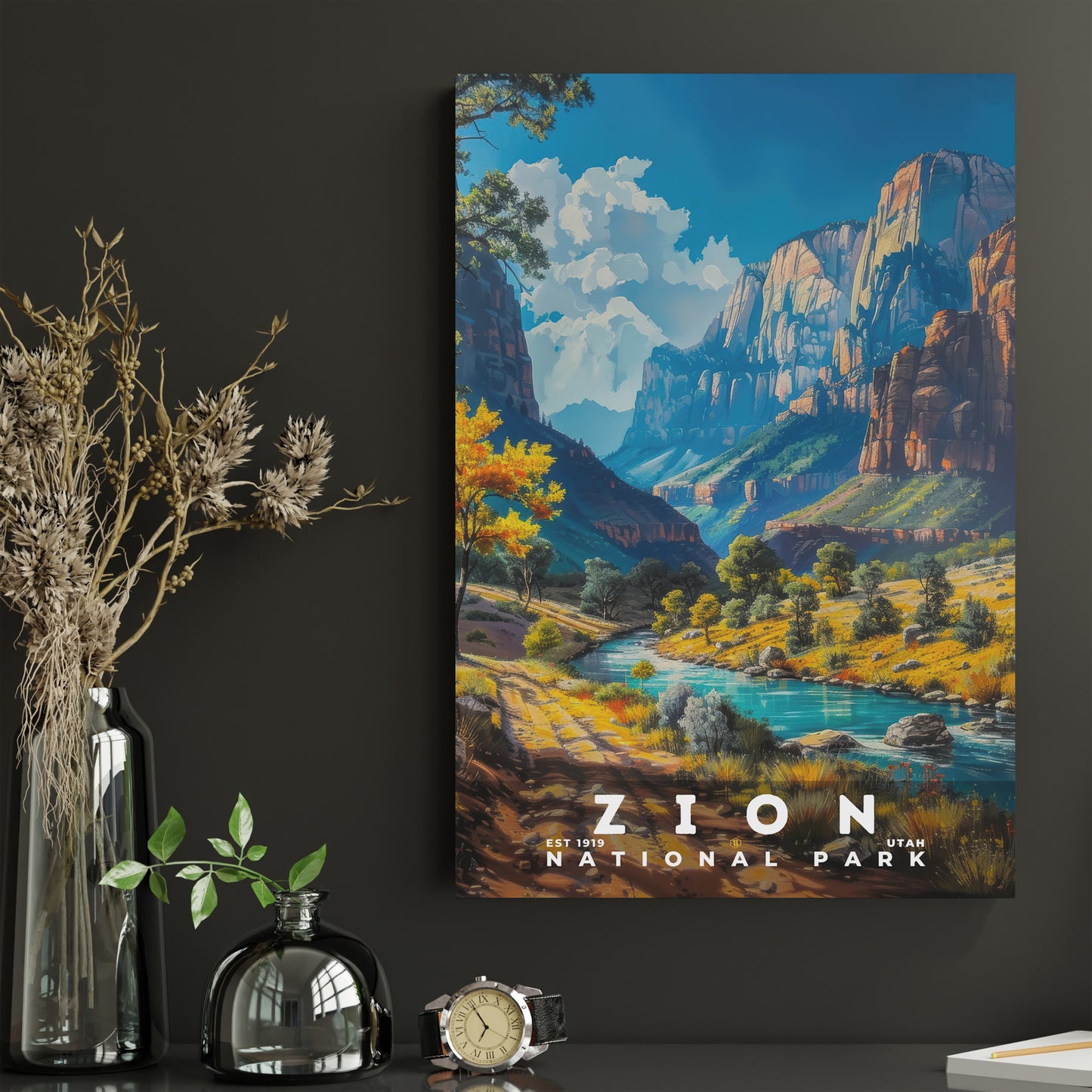 Zion National Park Poster | S16