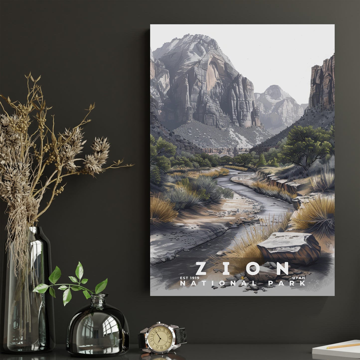 Zion National Park Poster | S17