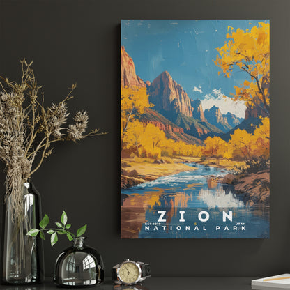 Zion National Park Poster | S14