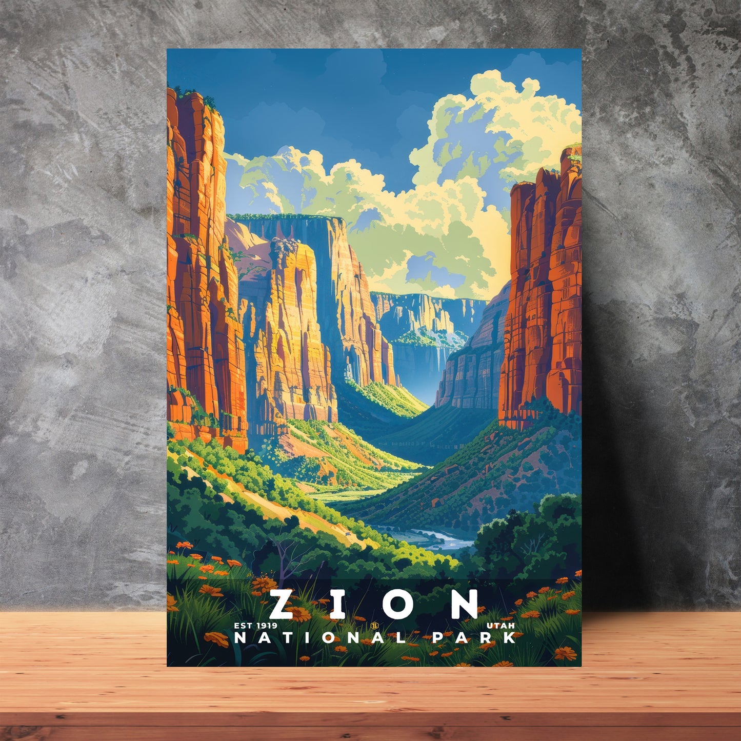 Zion National Park Poster | S11