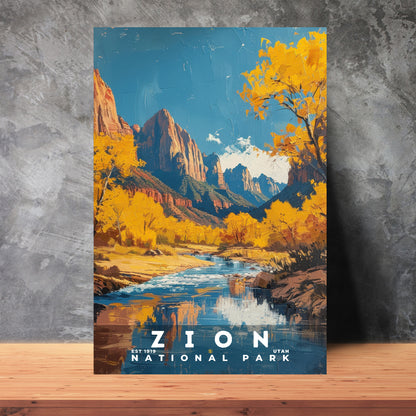 Zion National Park Poster | S14