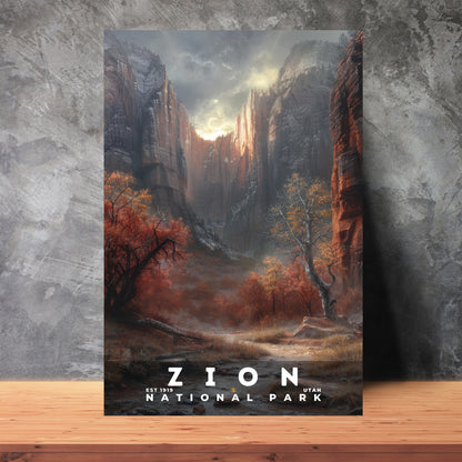 Zion National Park Poster | S12