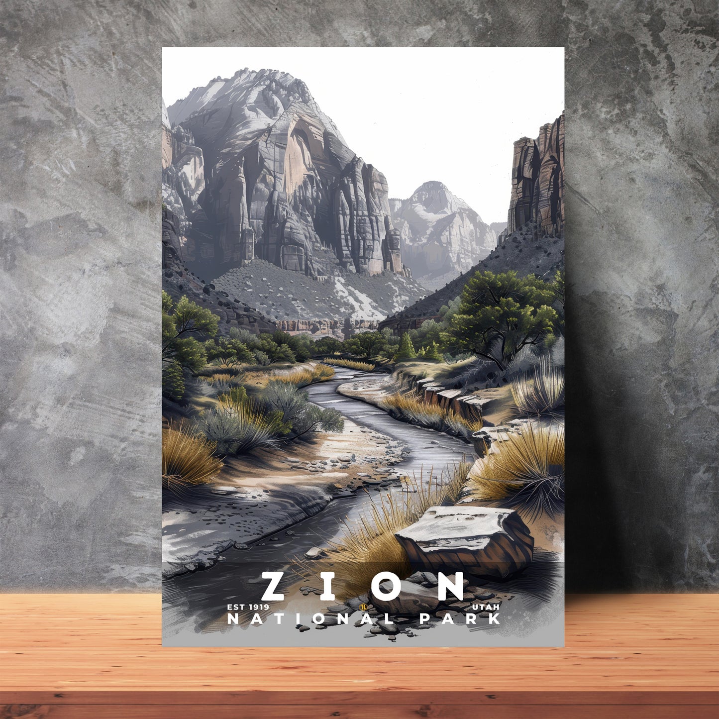 Zion National Park Poster | S17