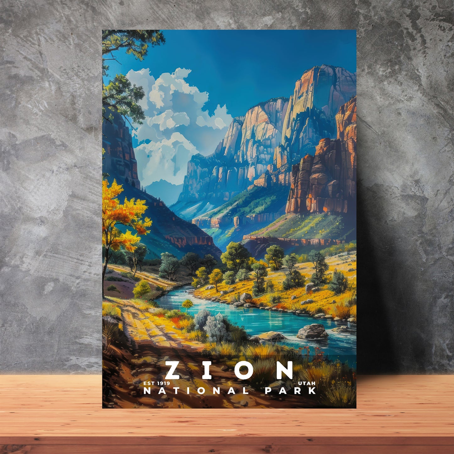 Zion National Park Poster | S16