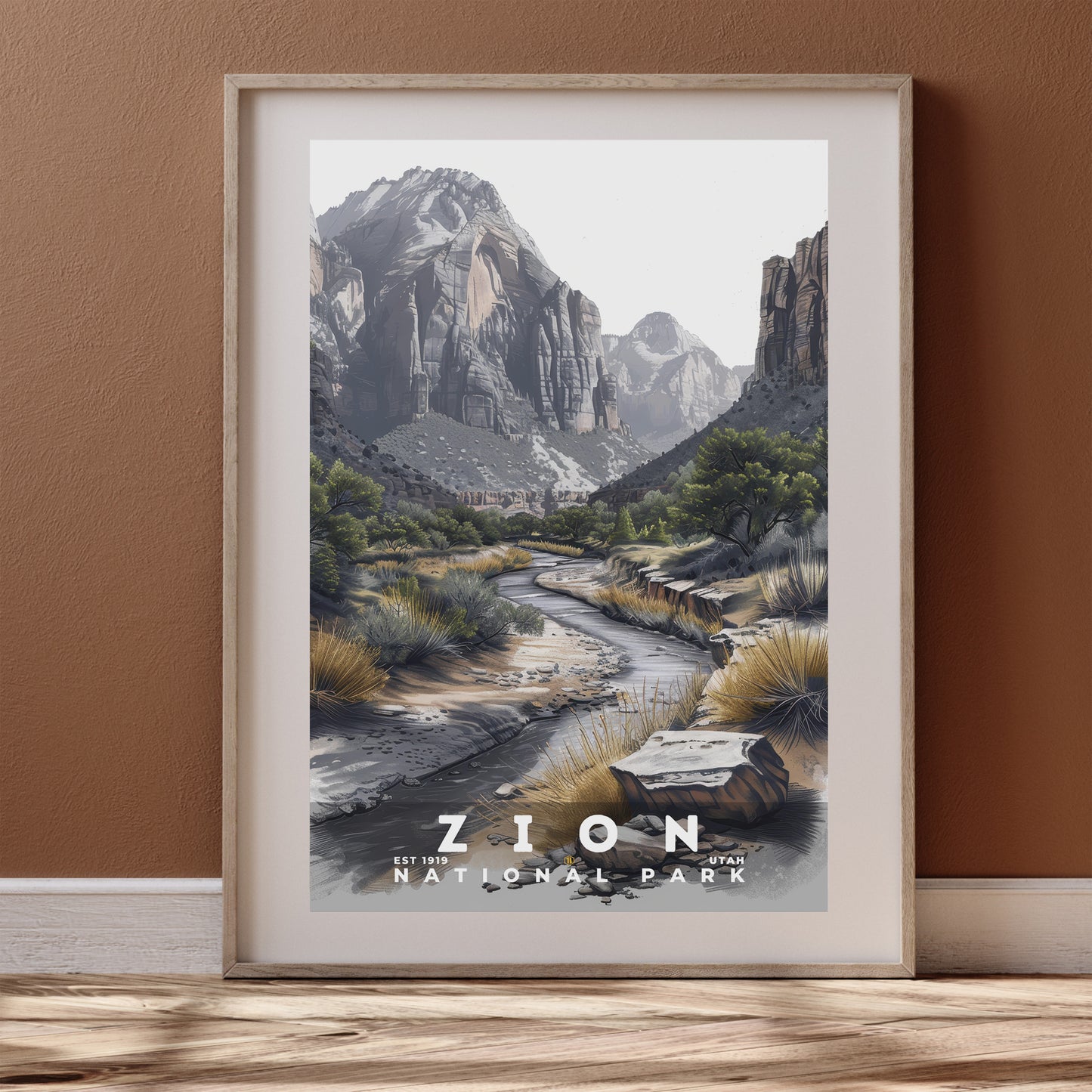 Zion National Park Poster | S17