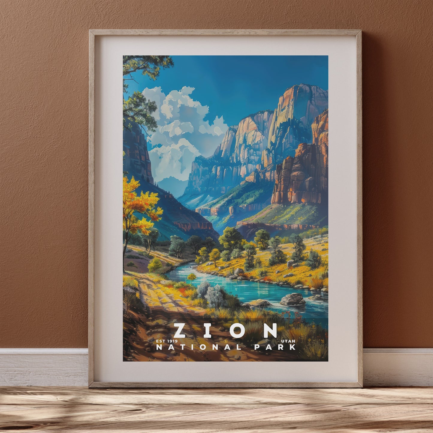 Zion National Park Poster | S16