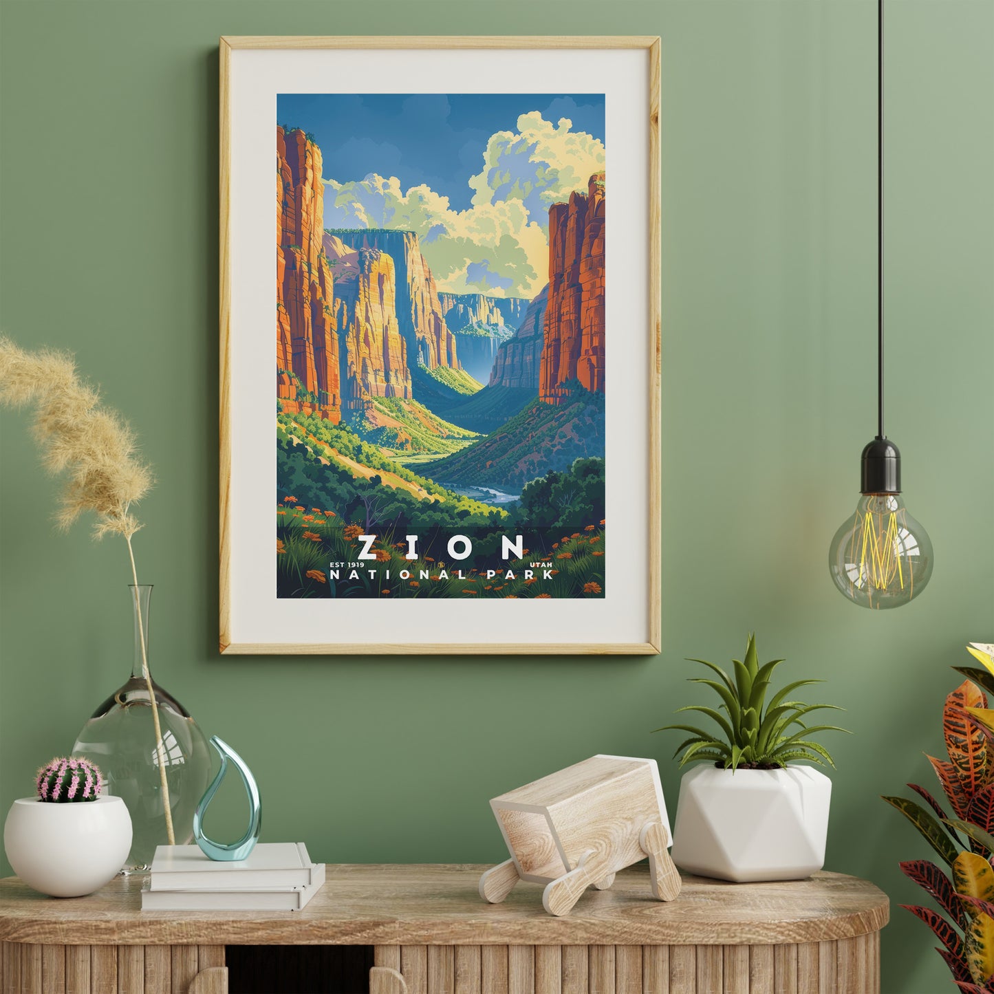 Zion National Park Poster | S11