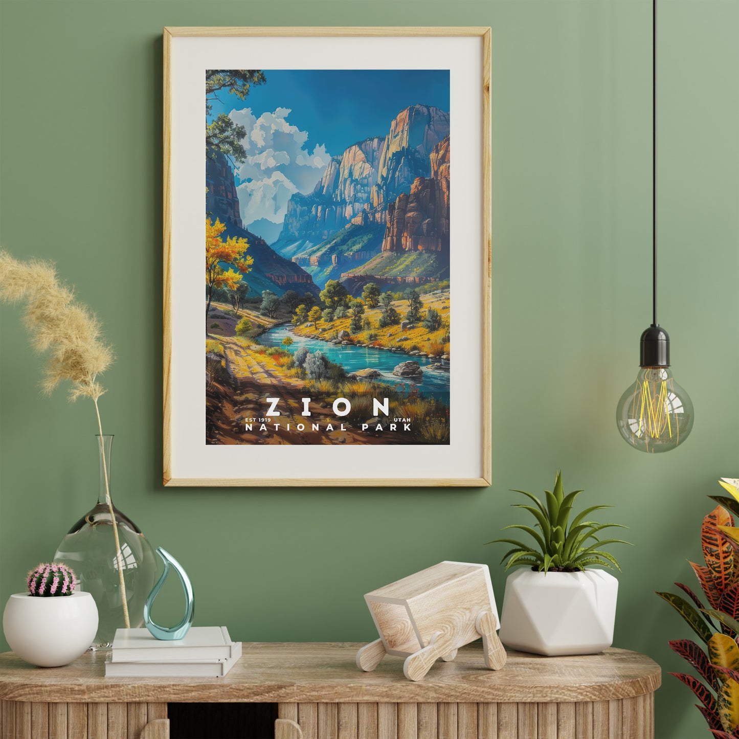 Zion National Park Poster | S16