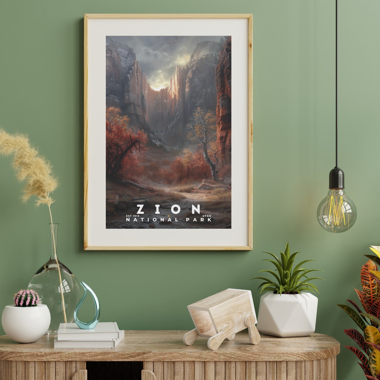 Zion National Park Poster | S12