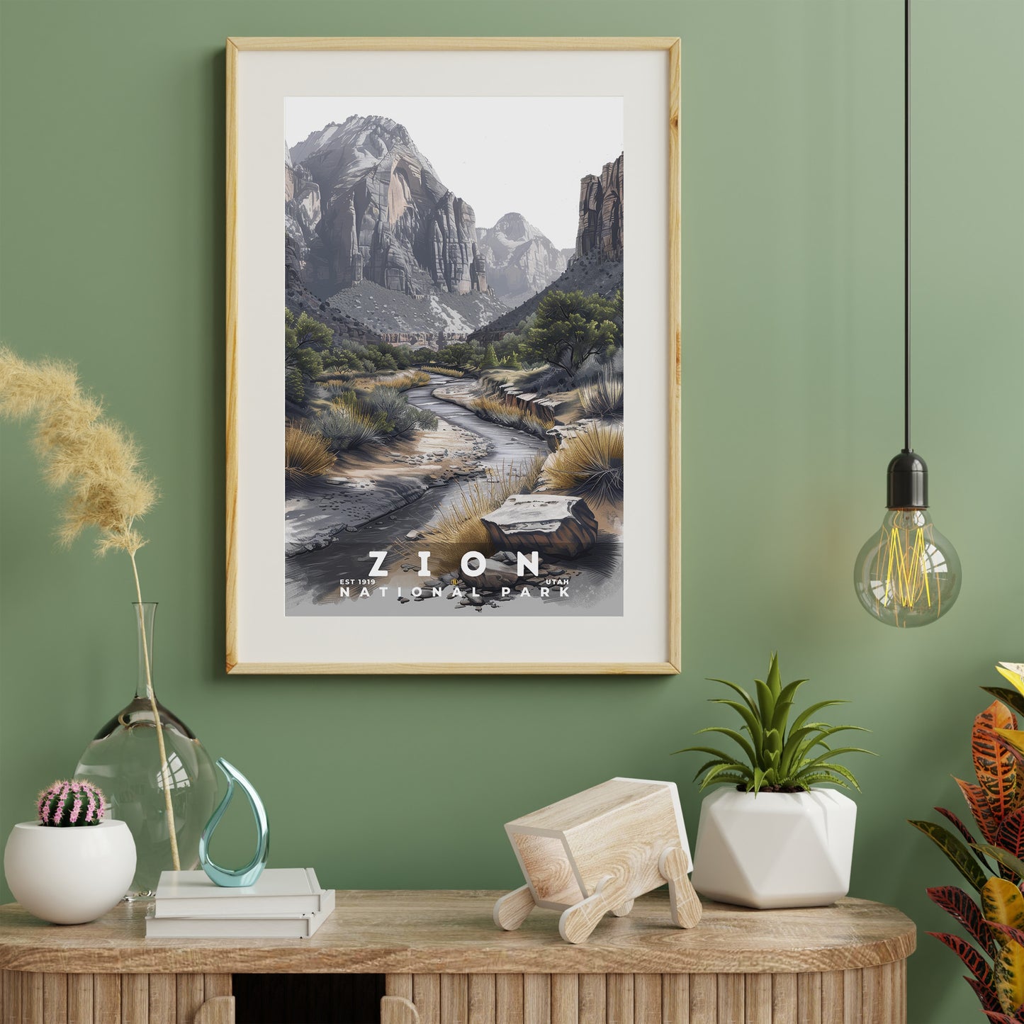 Zion National Park Poster | S17