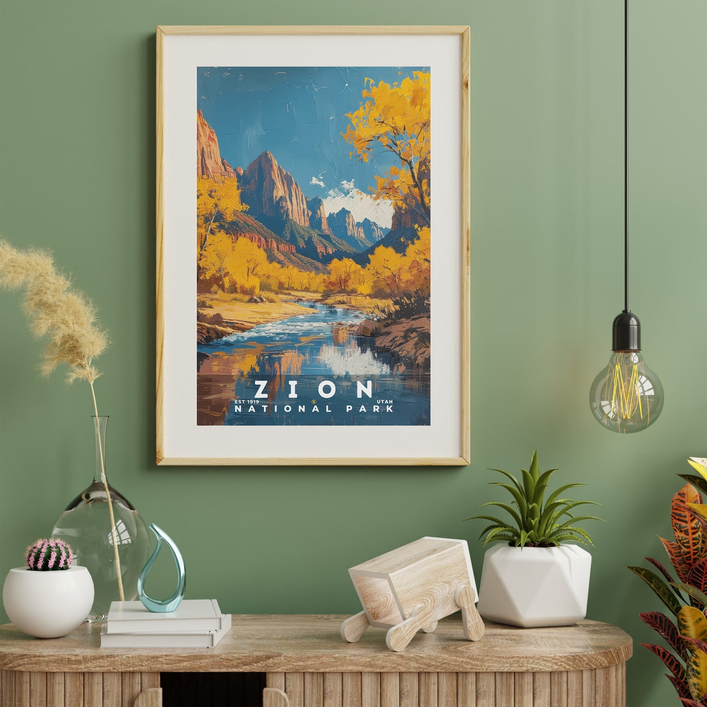 Zion National Park Poster | S14