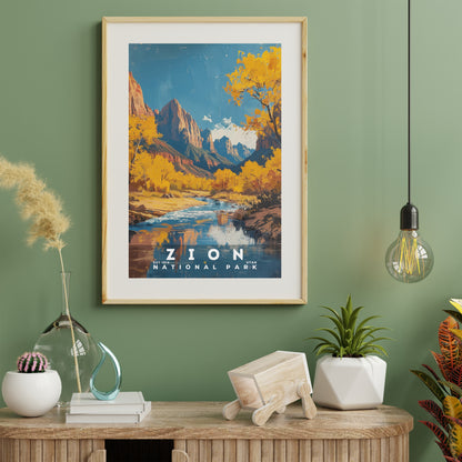 Zion National Park Poster | S14