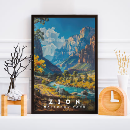 Zion National Park Poster | S16