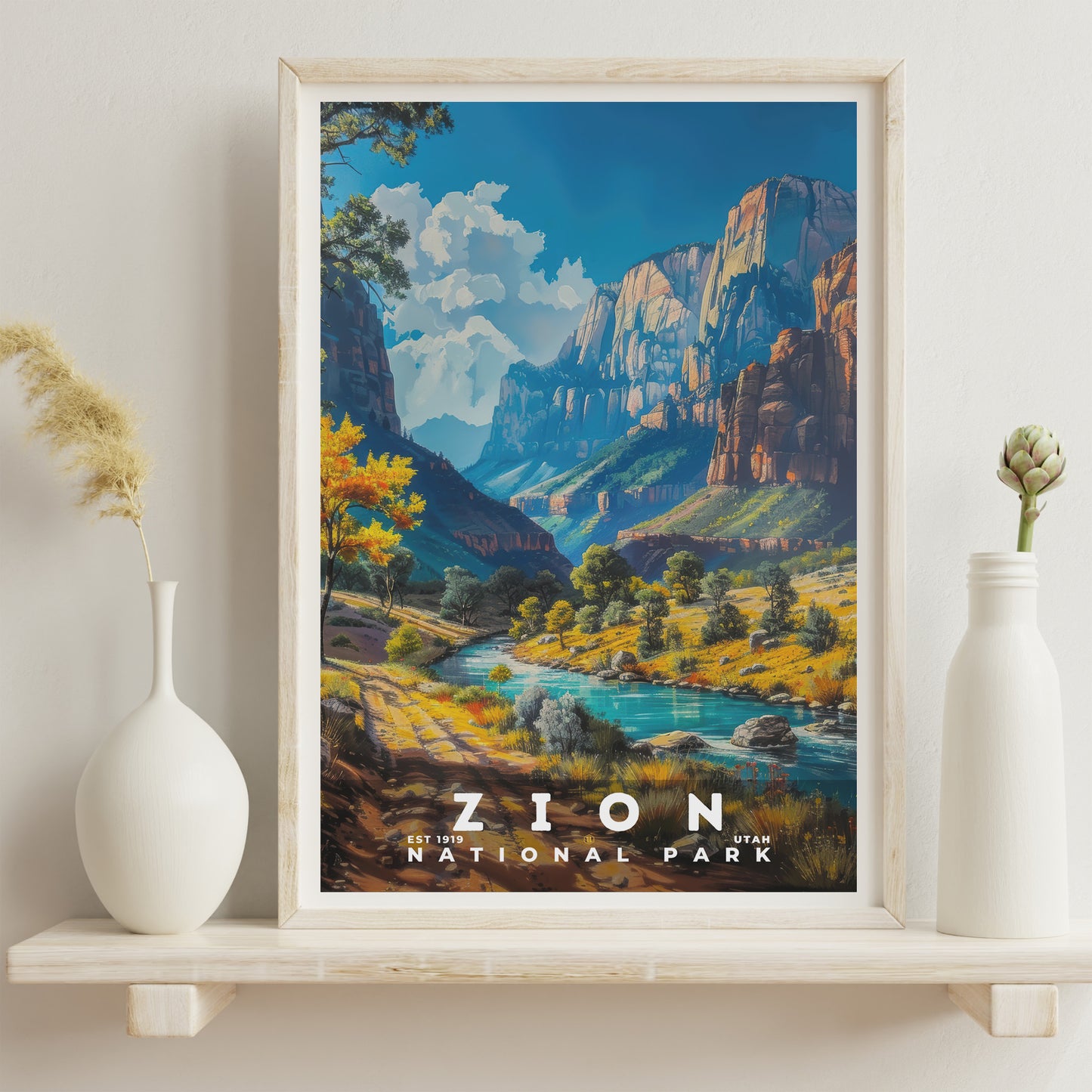 Zion National Park Poster | S16