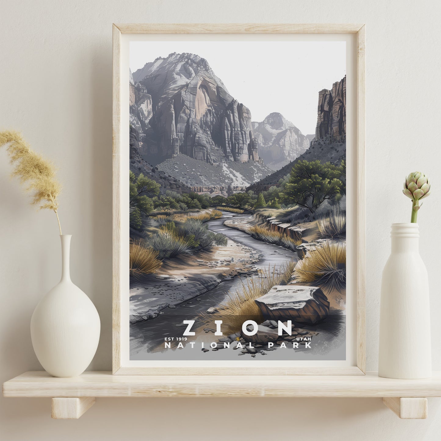 Zion National Park Poster | S17