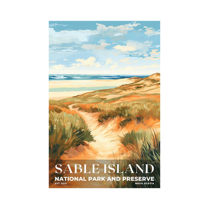 Sable Island National Park Reserve Poster | S08