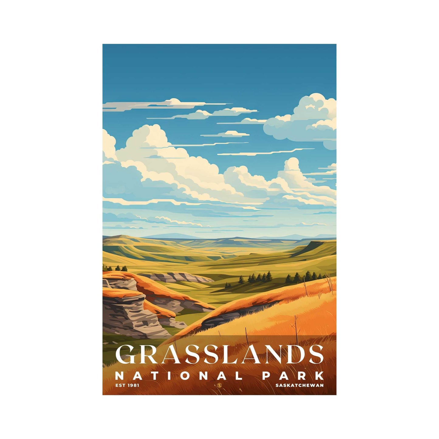 Grasslands National Park Poster | S03